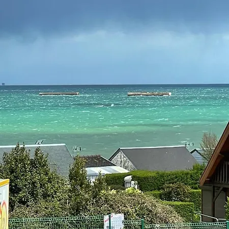 Plage Du Debarquement. Maison Bord De Mer Saint-Côme-de-Fresné Buitenkant foto